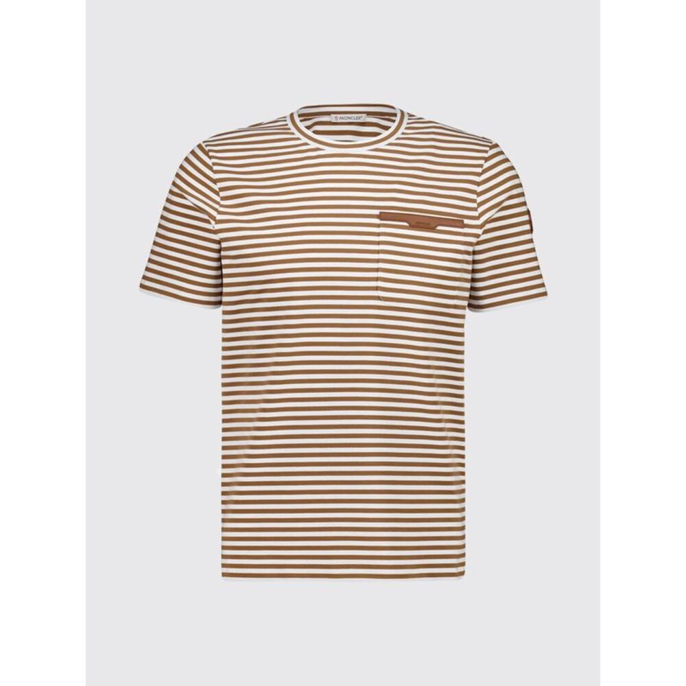 Moncler T-Shirt Men Beige